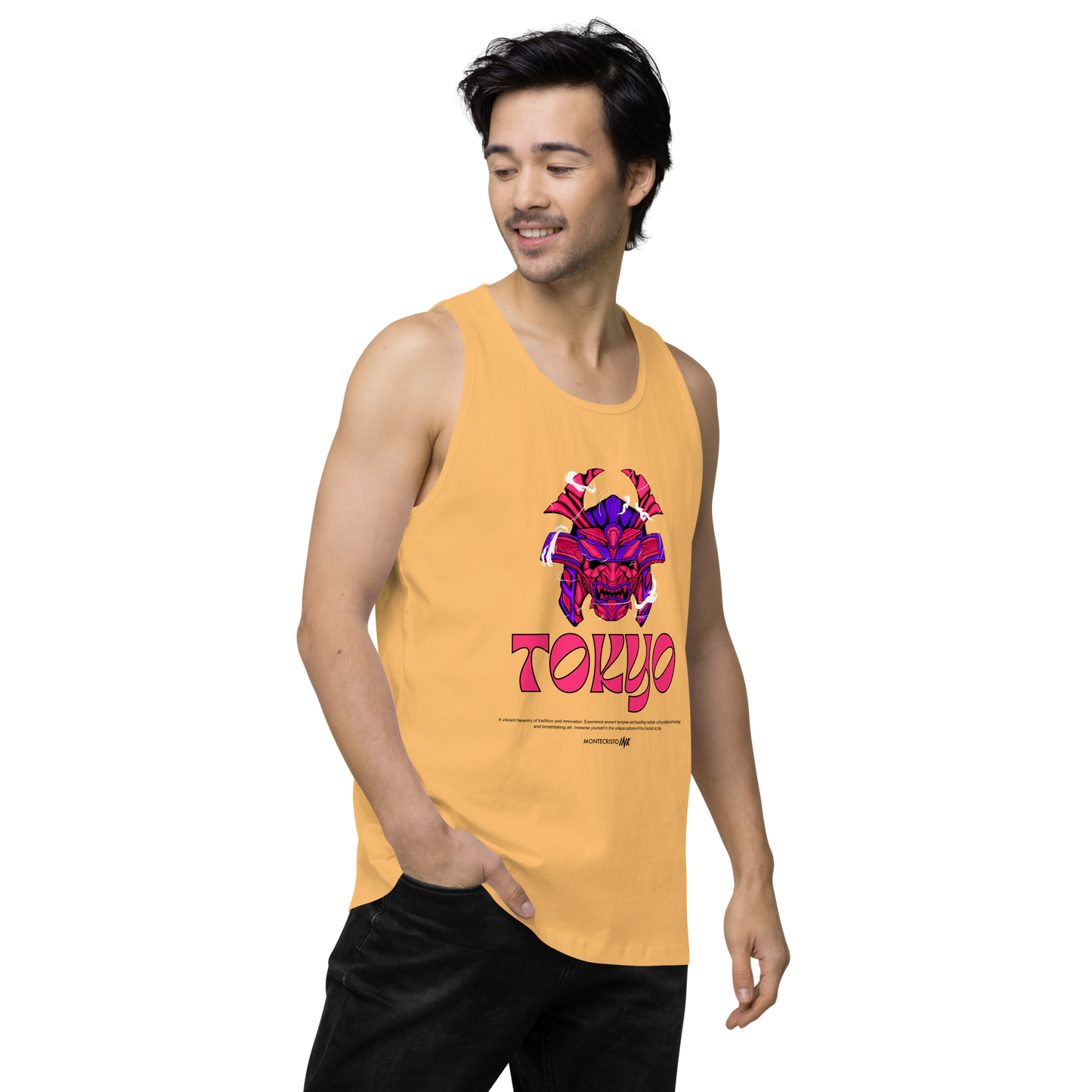 “Tokyo” print EliteBlend Premium Tank Top