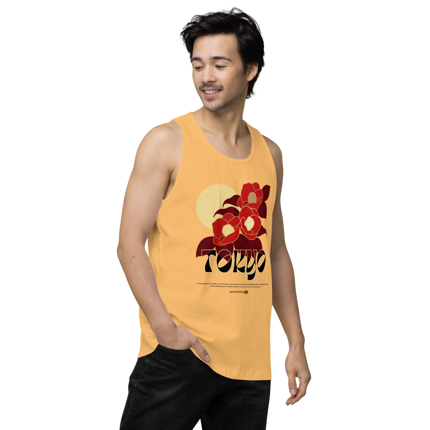 “Tokyo” print EliteBlend Premium Tank Top