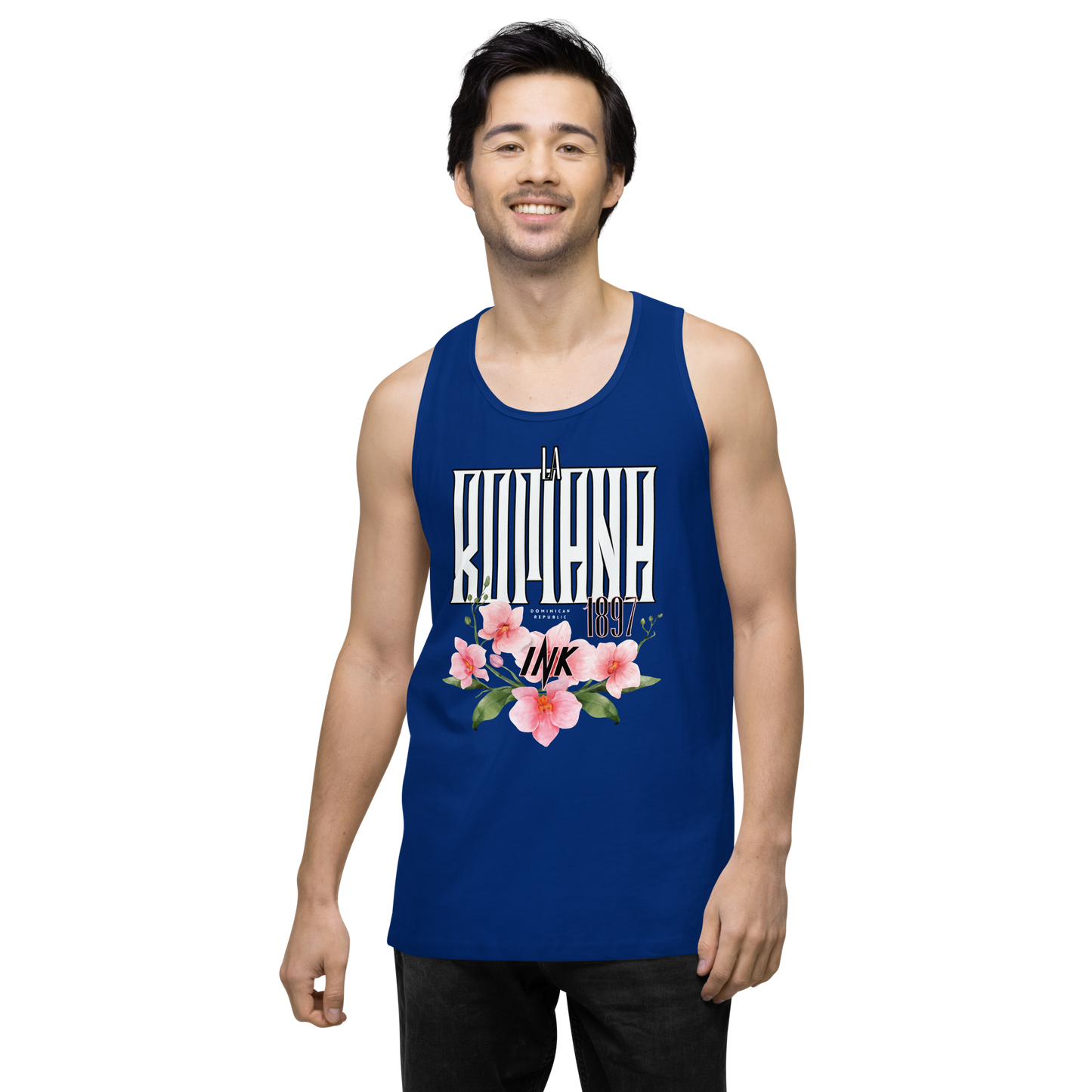 EliteBlend Premium Tank Top with “La Romana, 1897” motif