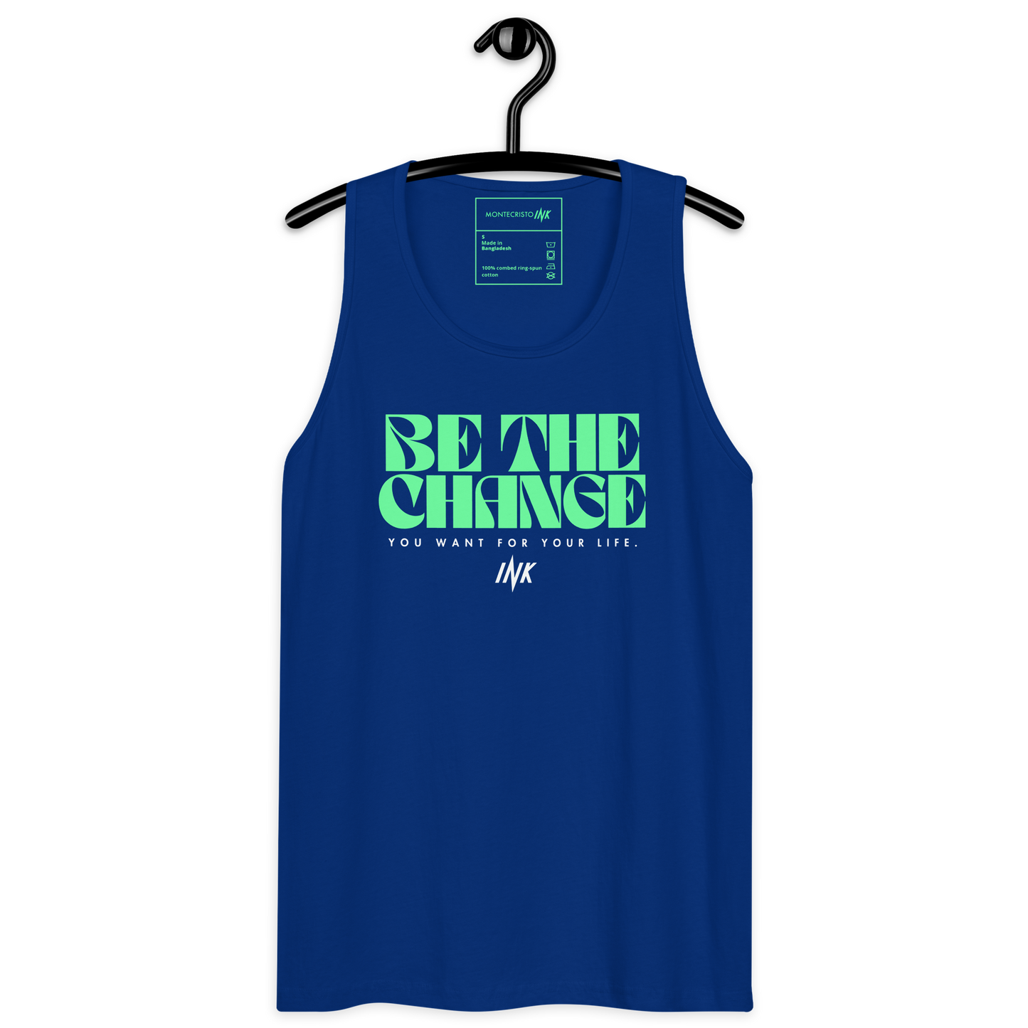 "Be The Change" EliteBlend Premium Tank Top