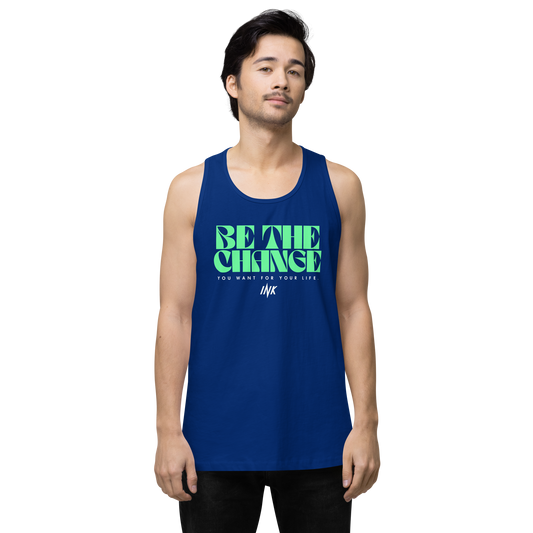 "Be The Change" EliteBlend Premium Tank Top