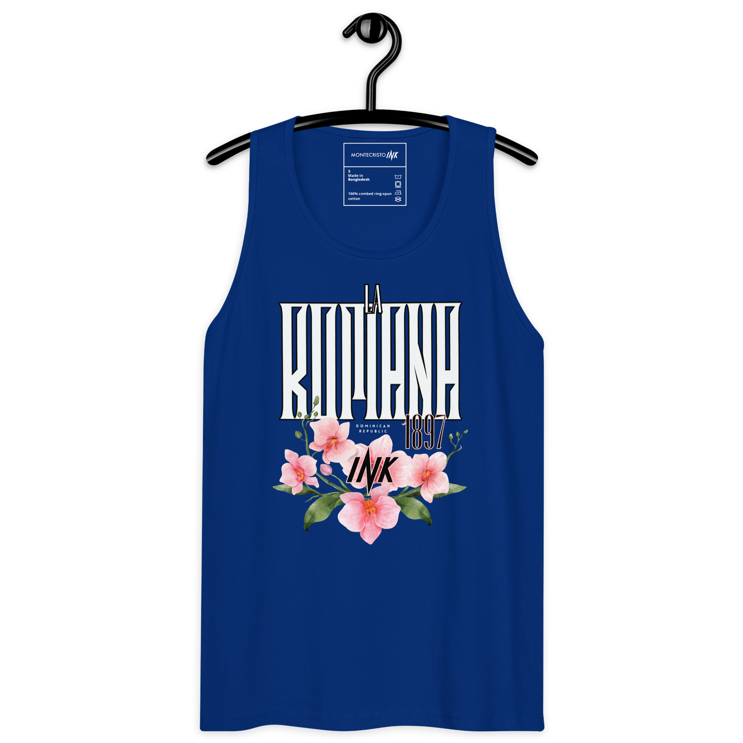 EliteBlend Premium Tank Top with “La Romana, 1897” motif