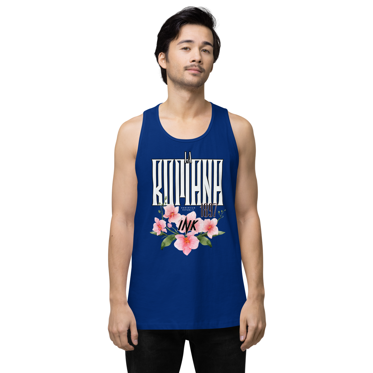 EliteBlend Premium Tank Top with “La Romana, 1897” motif