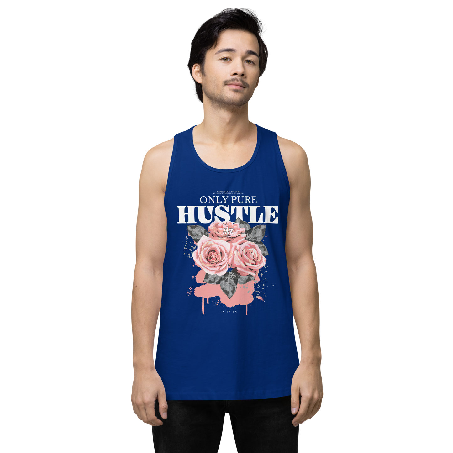 EliteBlend Premium Tank Top with "Only Pure Hustle" motif