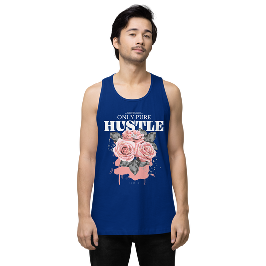 EliteBlend Premium Tank Top with "Only Pure Hustle" motif