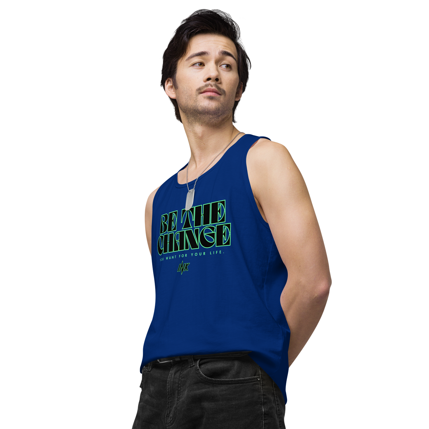 "Be The Change" EliteBlend Premium Tank Top