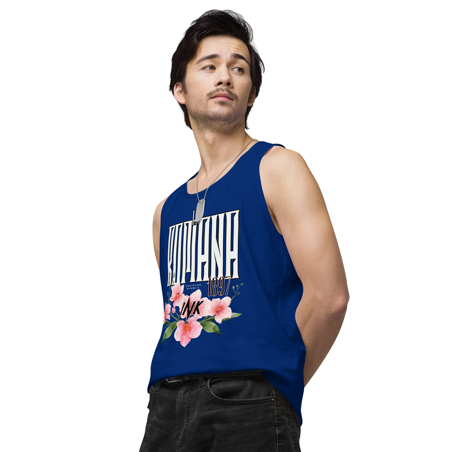 EliteBlend Premium Tank Top with “La Romana, 1897” motif