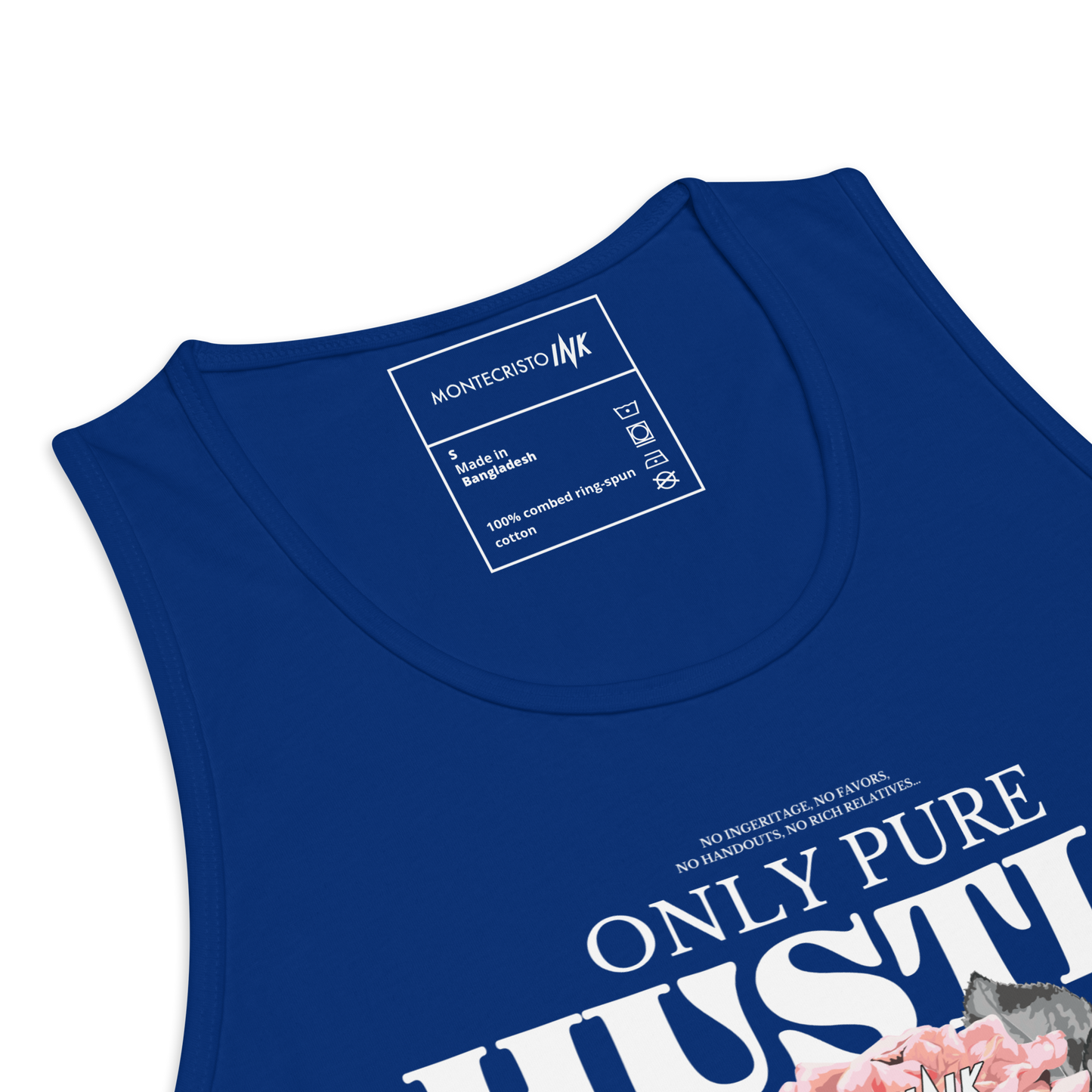 EliteBlend Premium Tank Top with "Only Pure Hustle" motif