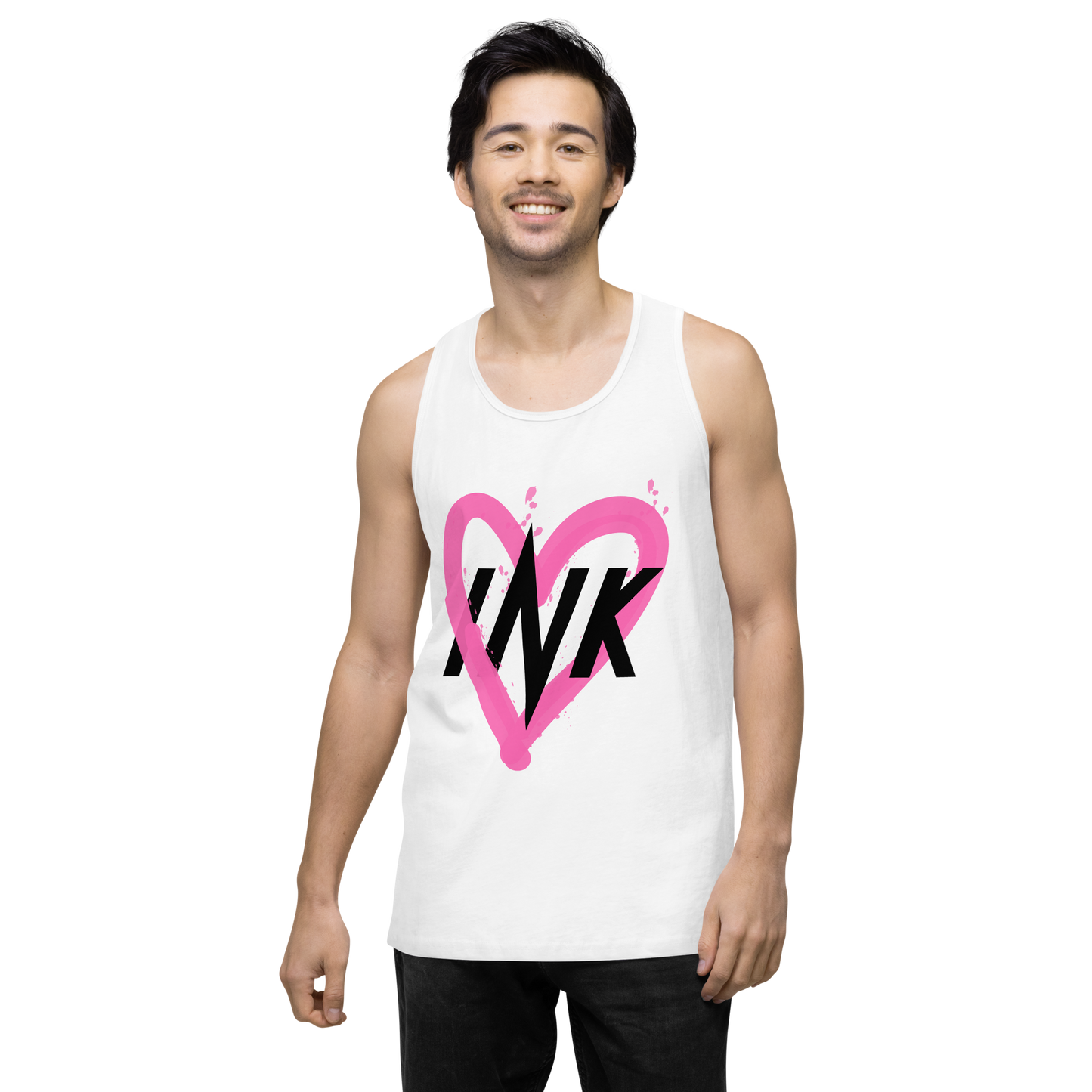 EliteBlend Premium Tank Top with "Ink Heart" Iconic motif