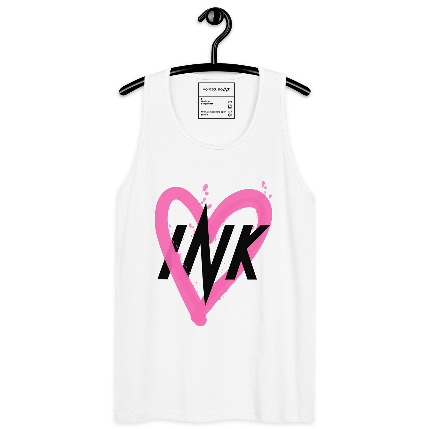 EliteBlend Premium Tank Top with "Ink Heart" Iconic motif