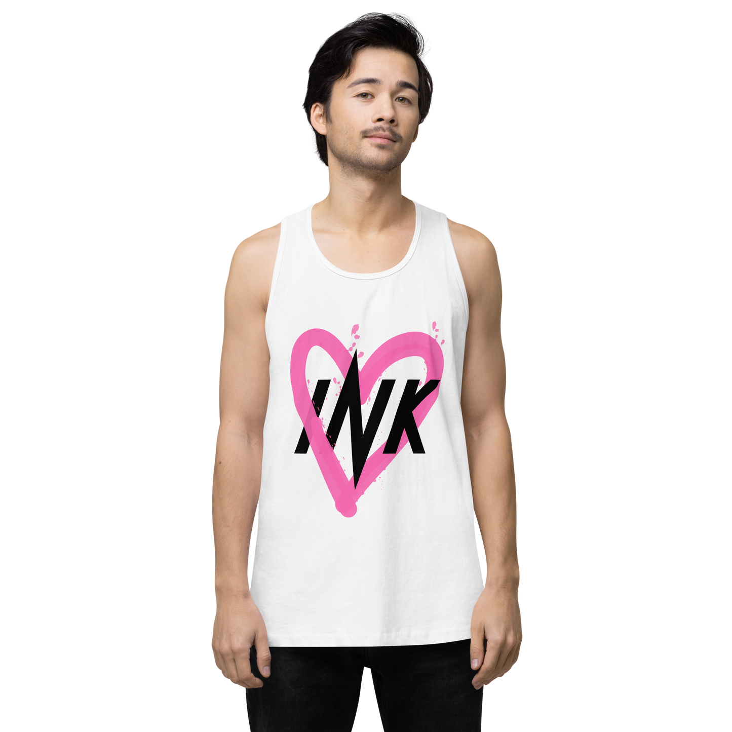 EliteBlend Premium Tank Top with "Ink Heart" Iconic motif