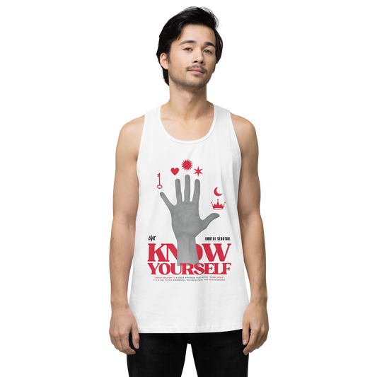 EliteBlend Premium Tank Top with "Know Yourself" design