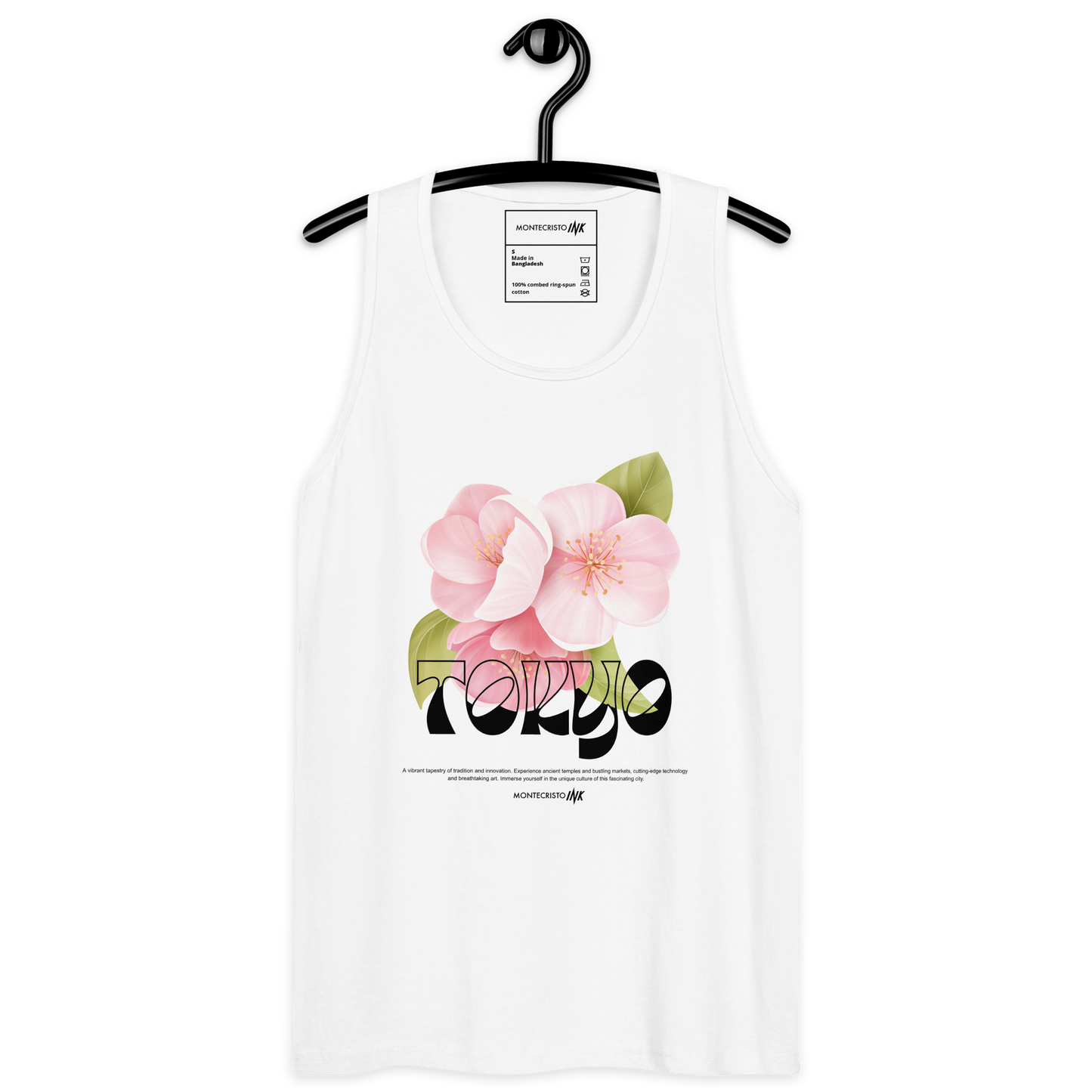 “Tokyo” print EliteBlend Premium Tank Top