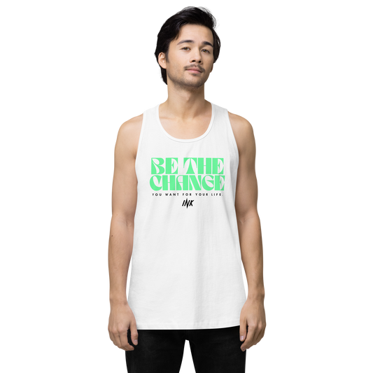 "Be The Change" EliteBlend Premium Tank Top