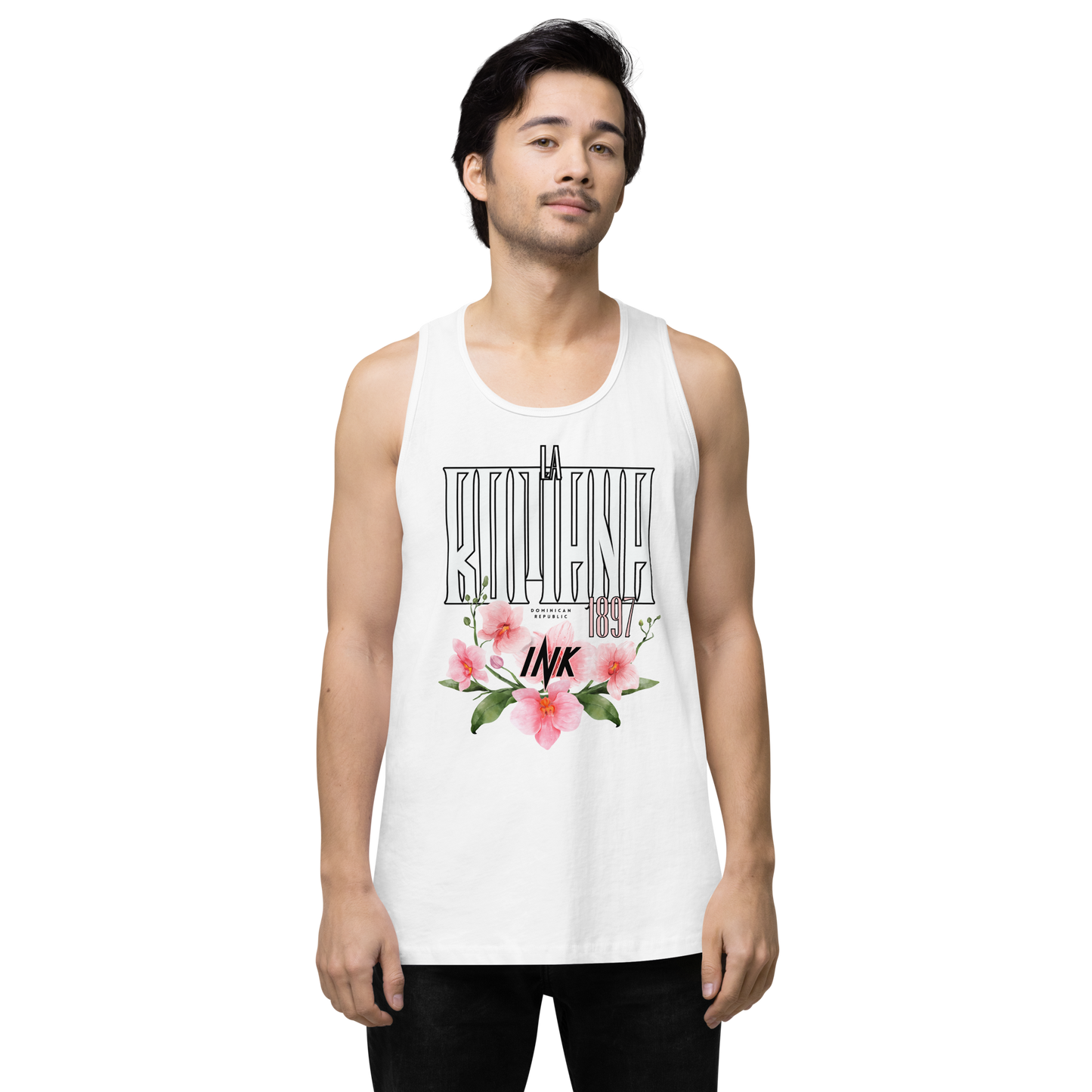 EliteBlend Premium Tank Top with “La Romana, 1897” motif