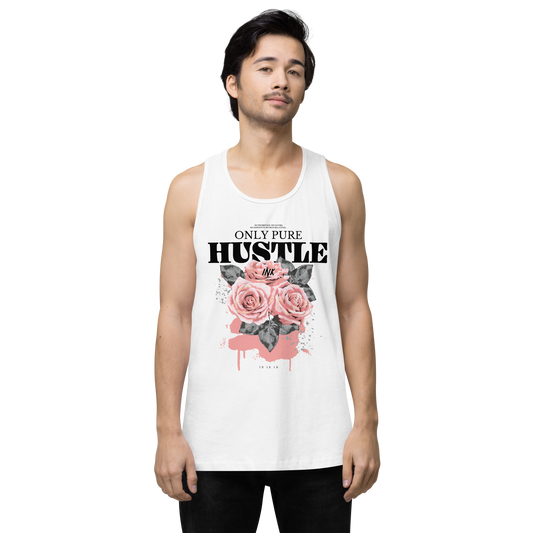 EliteBlend Premium Tank Top with "Only Pure Hustle" motif