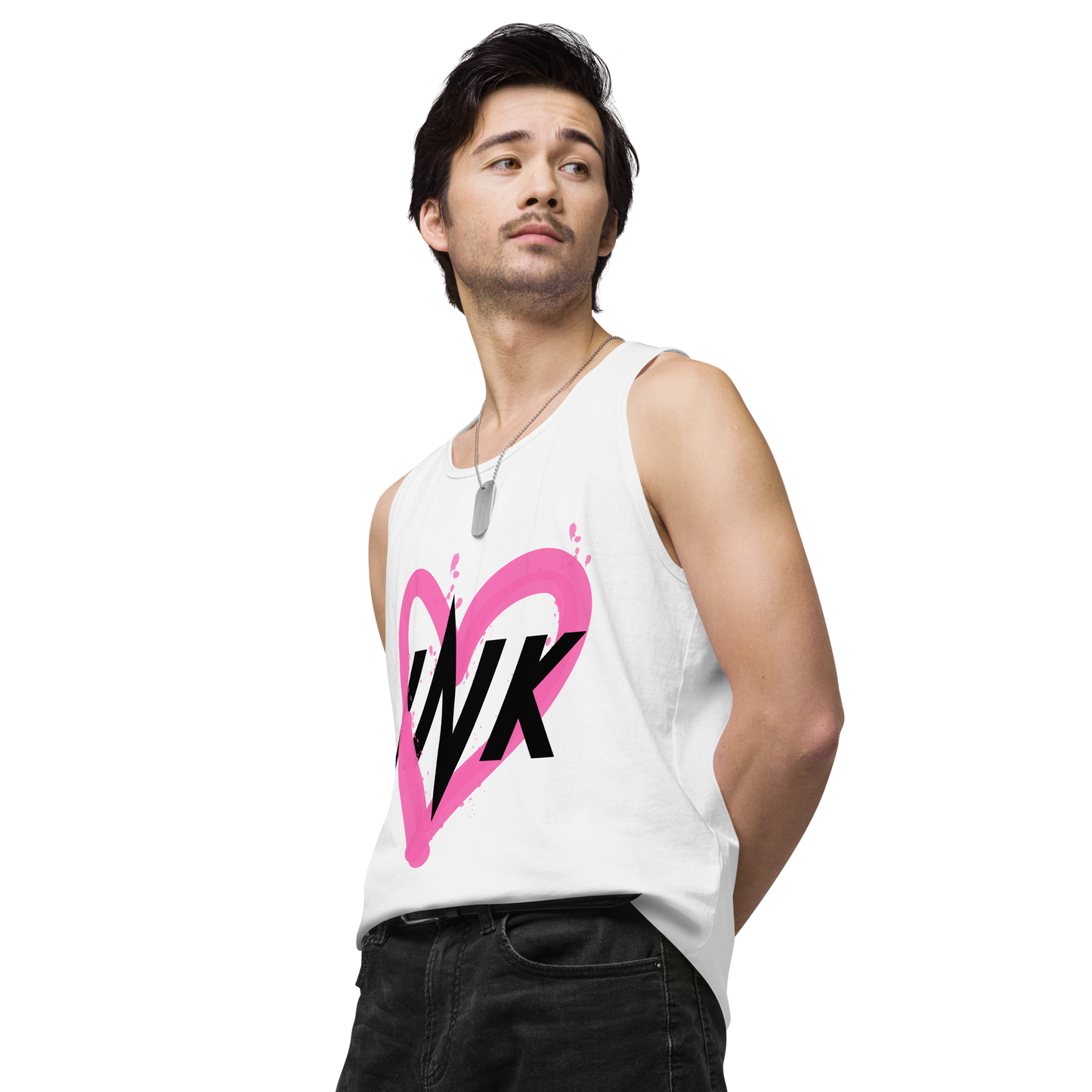 EliteBlend Premium Tank Top with "Ink Heart" Iconic motif