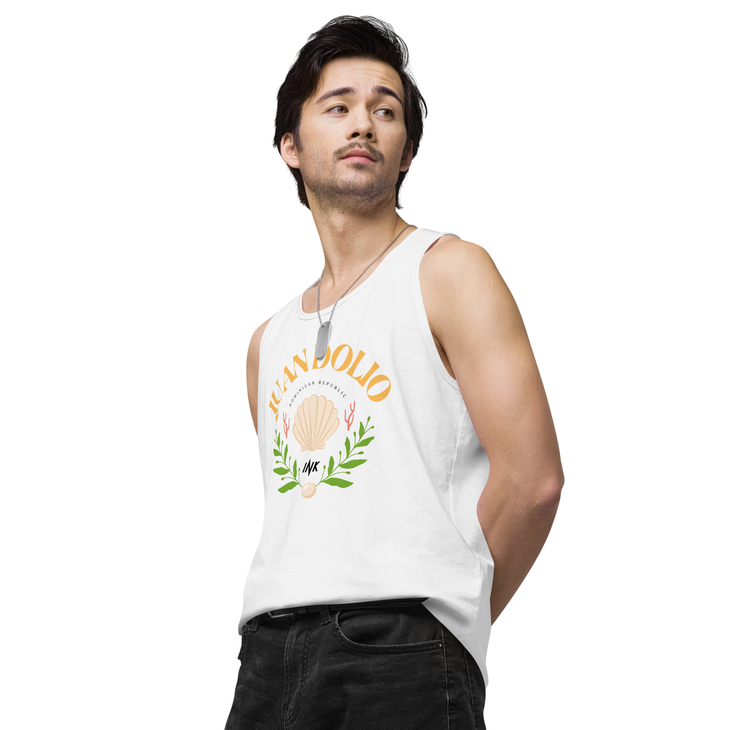 EliteBlend Premium Tank Top with “Juan Dolio, Dominican Republic” motif