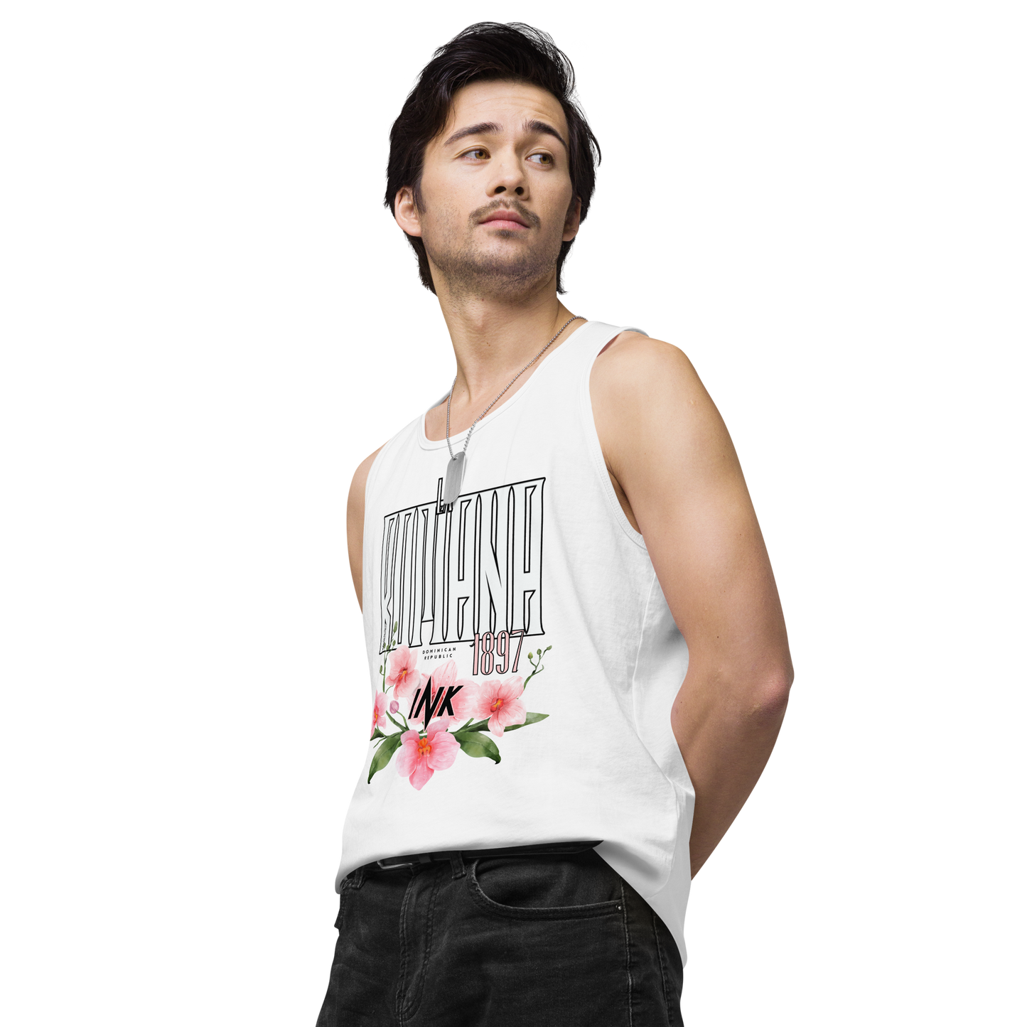 EliteBlend Premium Tank Top with “La Romana, 1897” motif