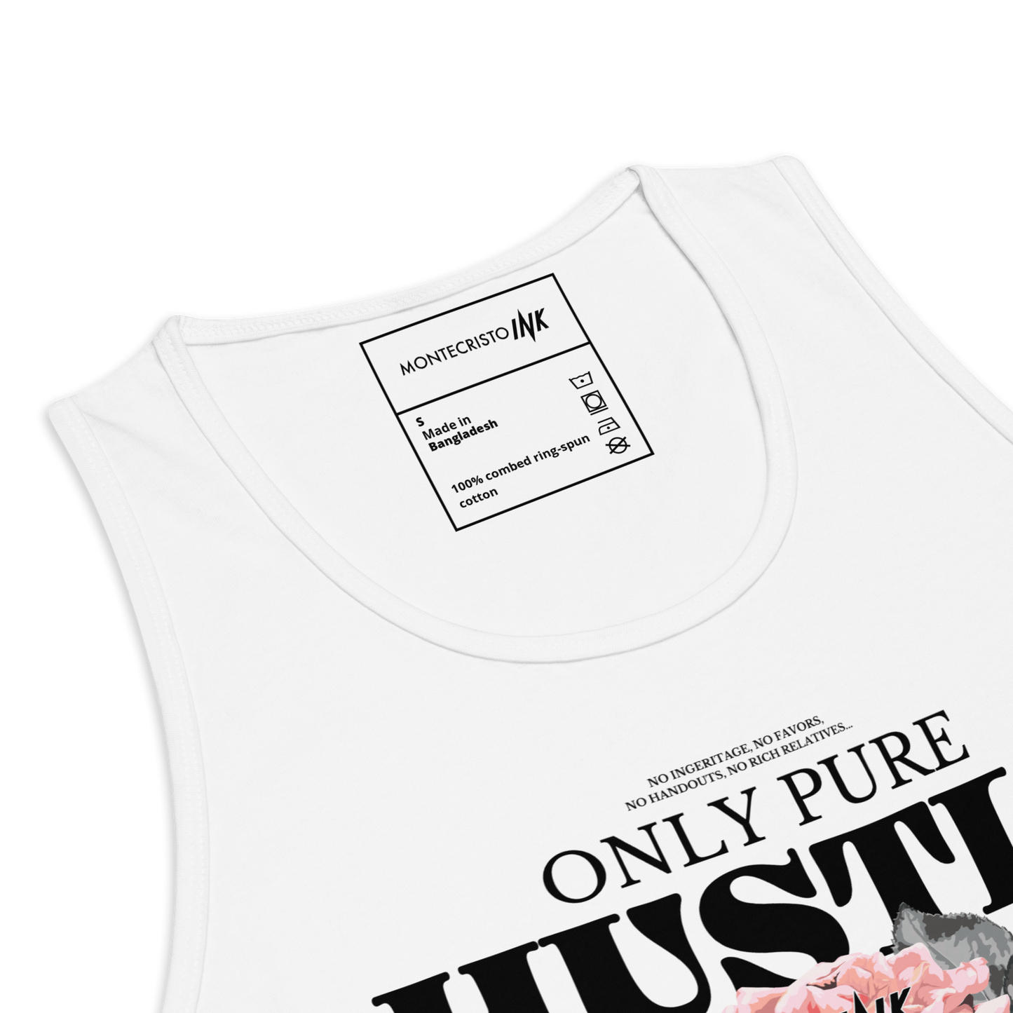 EliteBlend Premium Tank Top with "Only Pure Hustle" motif