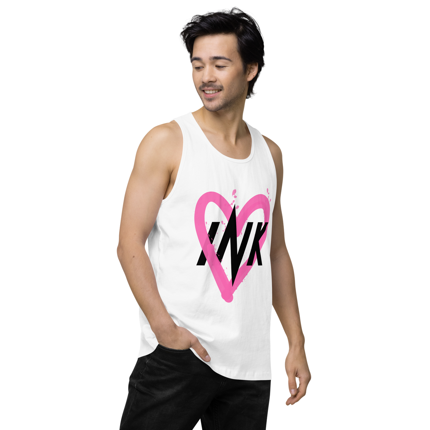 EliteBlend Premium Tank Top with "Ink Heart" Iconic motif