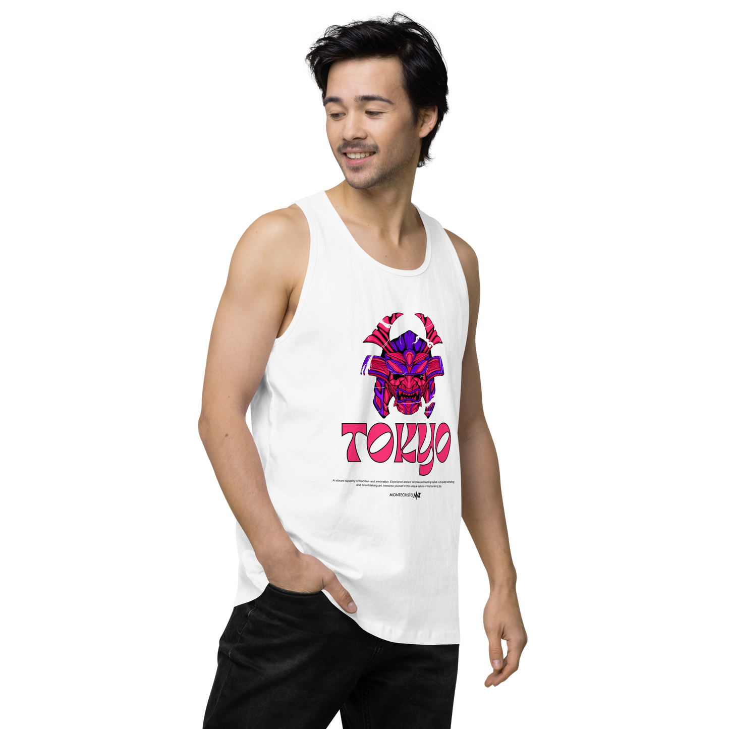 “Tokyo” print EliteBlend Premium Tank Top