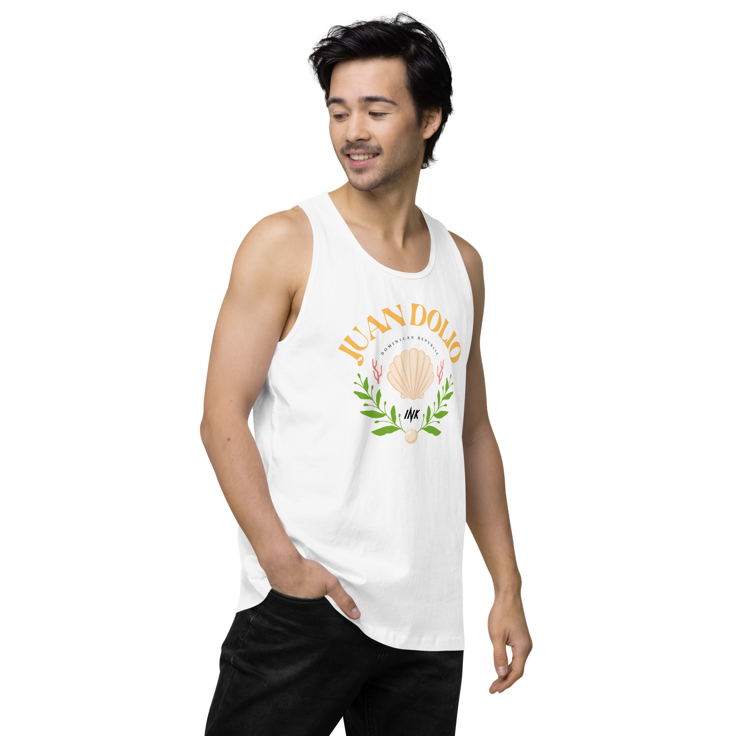 EliteBlend Premium Tank Top with “Juan Dolio, Dominican Republic” motif