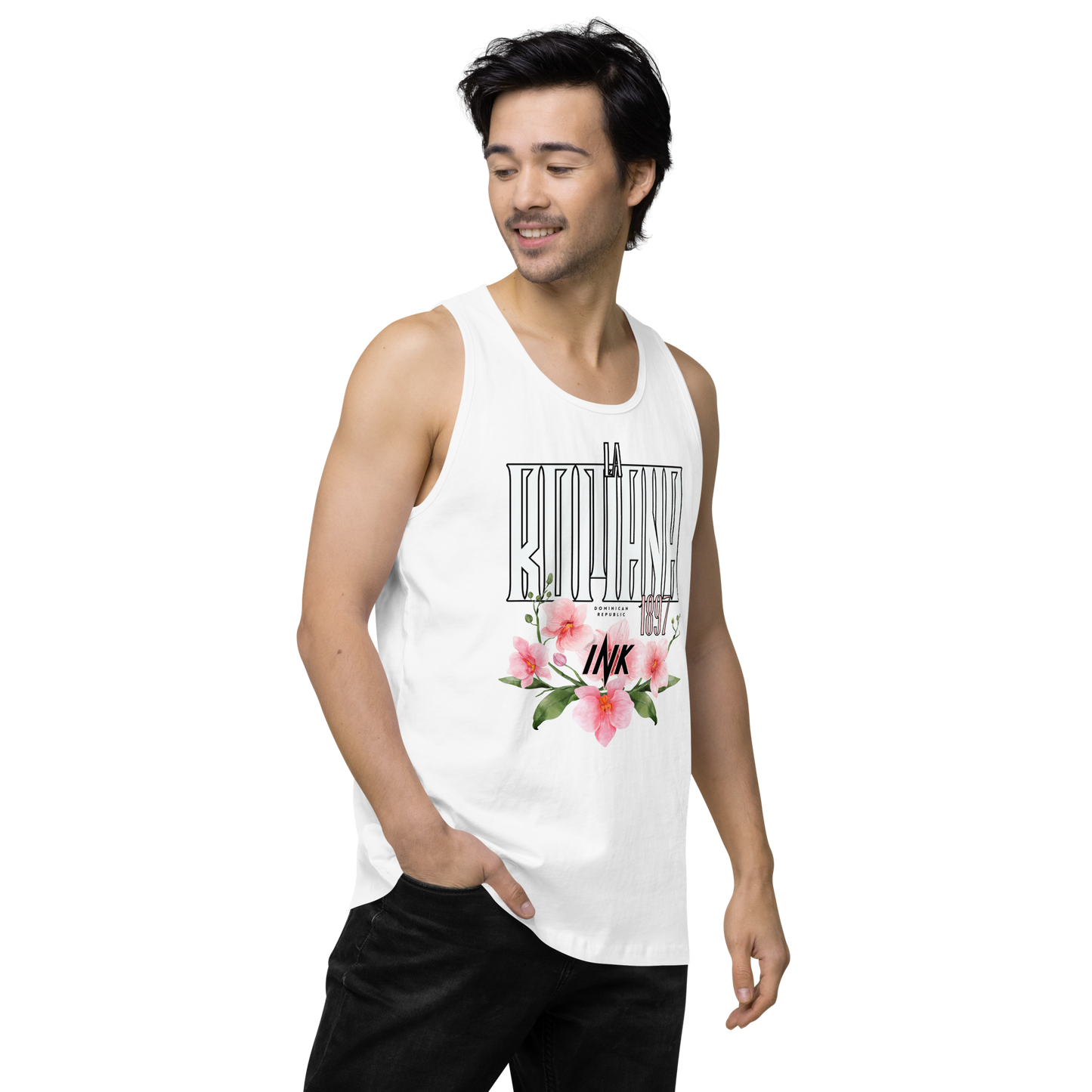 EliteBlend Premium Tank Top with “La Romana, 1897” motif