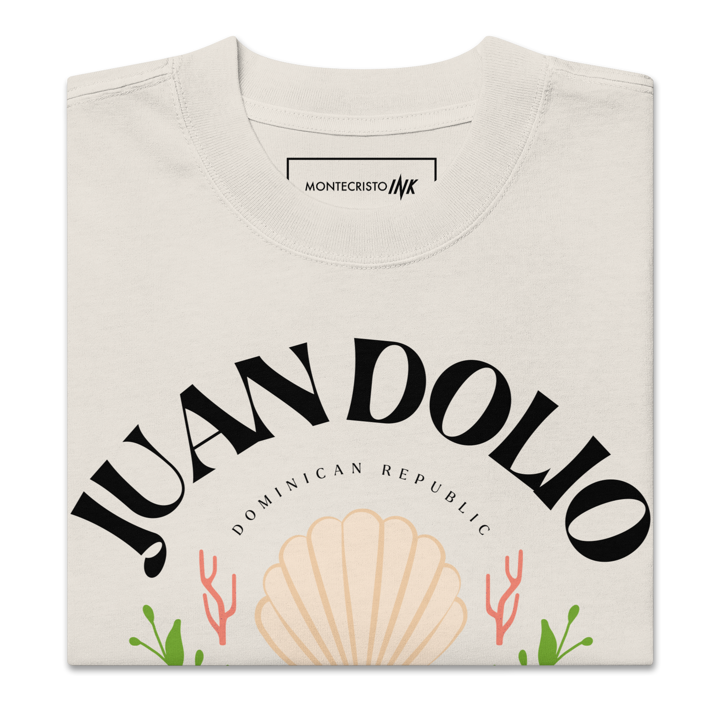 Oversized Retro Faded Tee with “Juan Dolio, Dominican Republic” motif