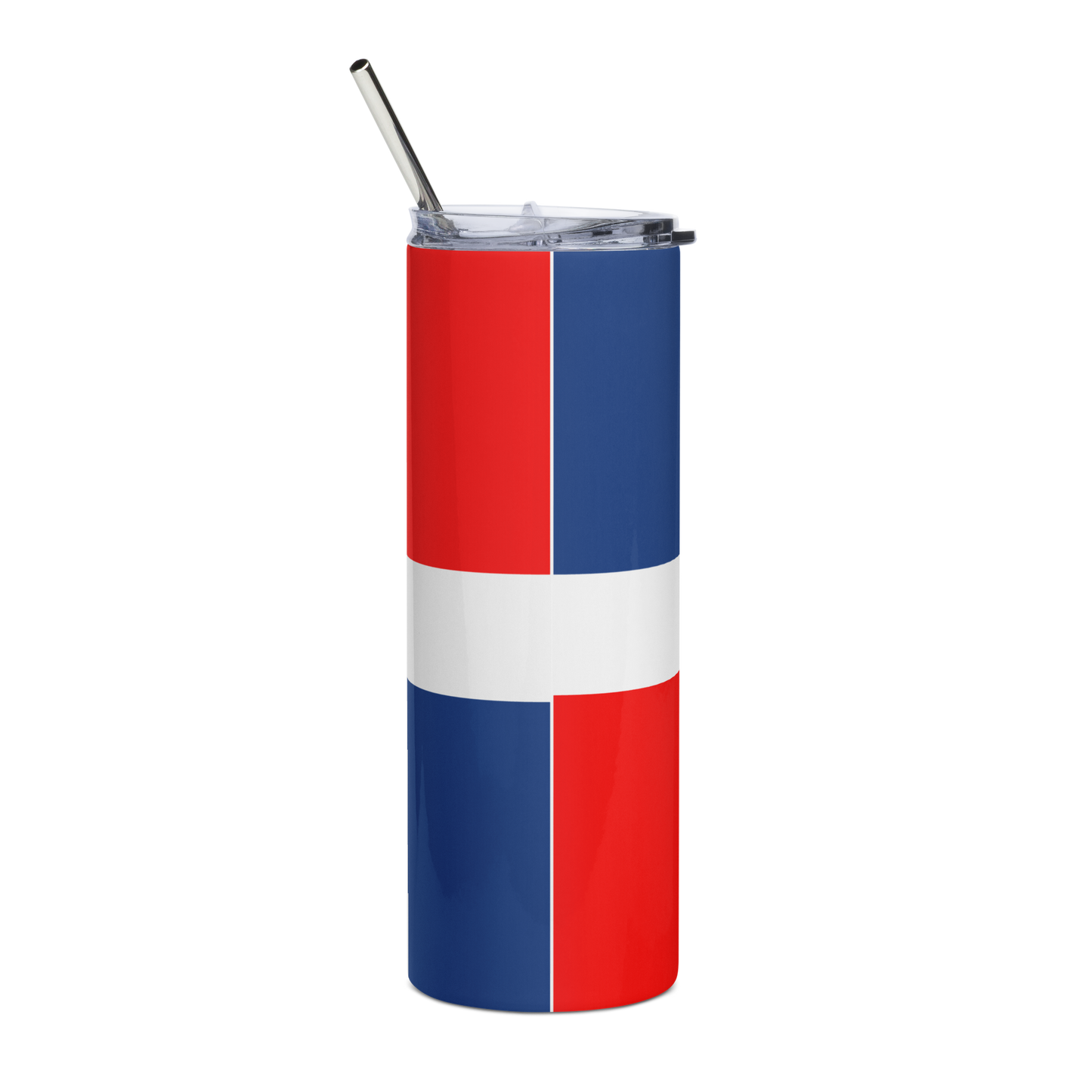 "Dominican Republic Flag" Essential Stainless Steel Tumbler