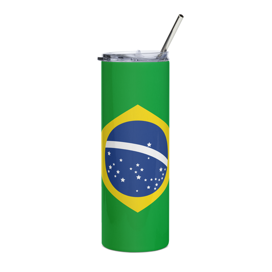 "Brazil Flag" Essential Stainless Steel Tumbler