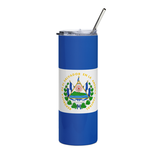 "El Savador Flag" Essential Stainless Steel Tumbler