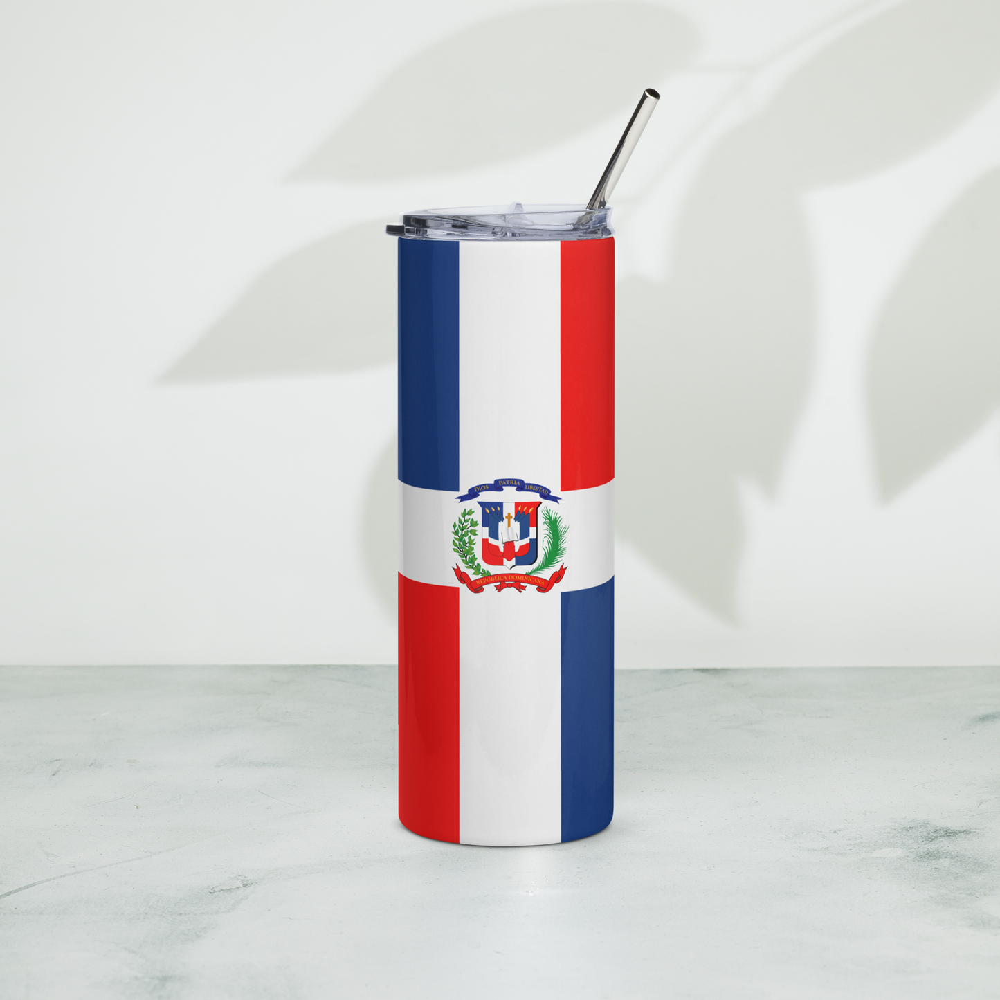 "Dominican Republic Flag" Essential Stainless Steel Tumbler