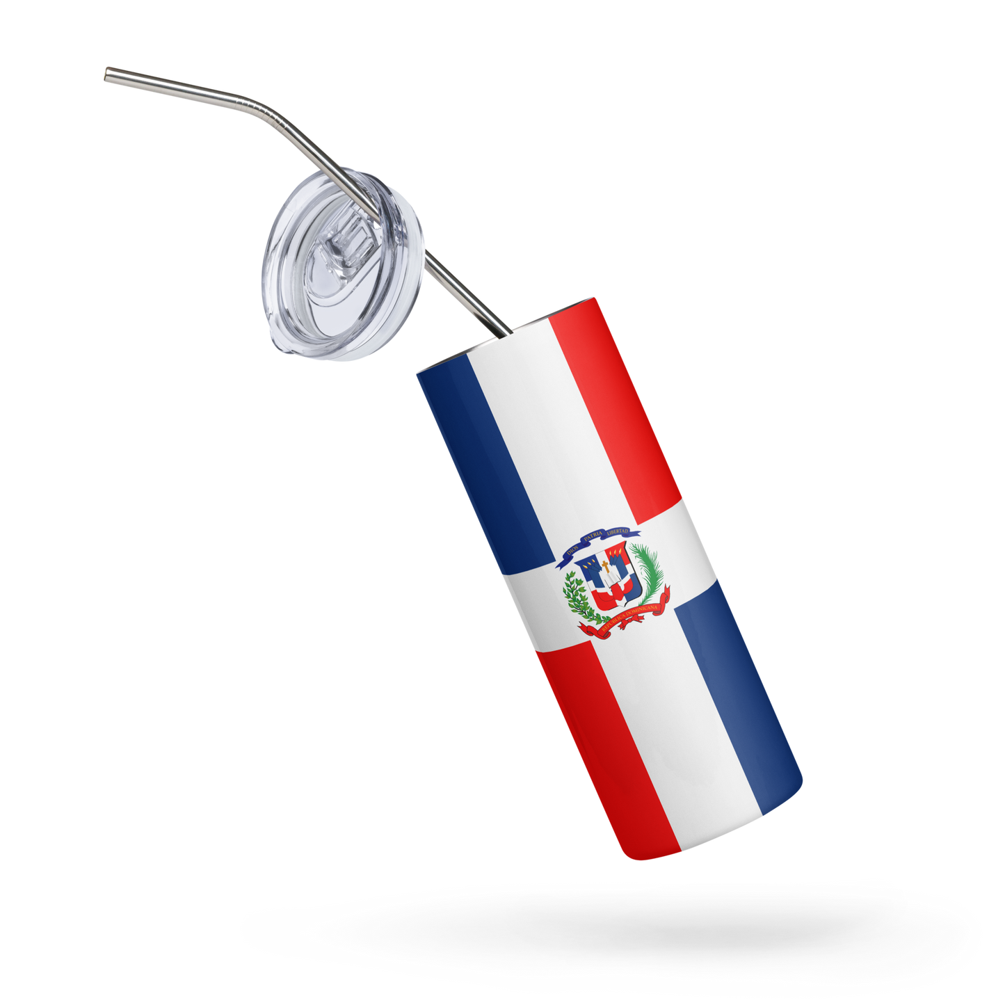 "Dominican Republic Flag" Essential Stainless Steel Tumbler