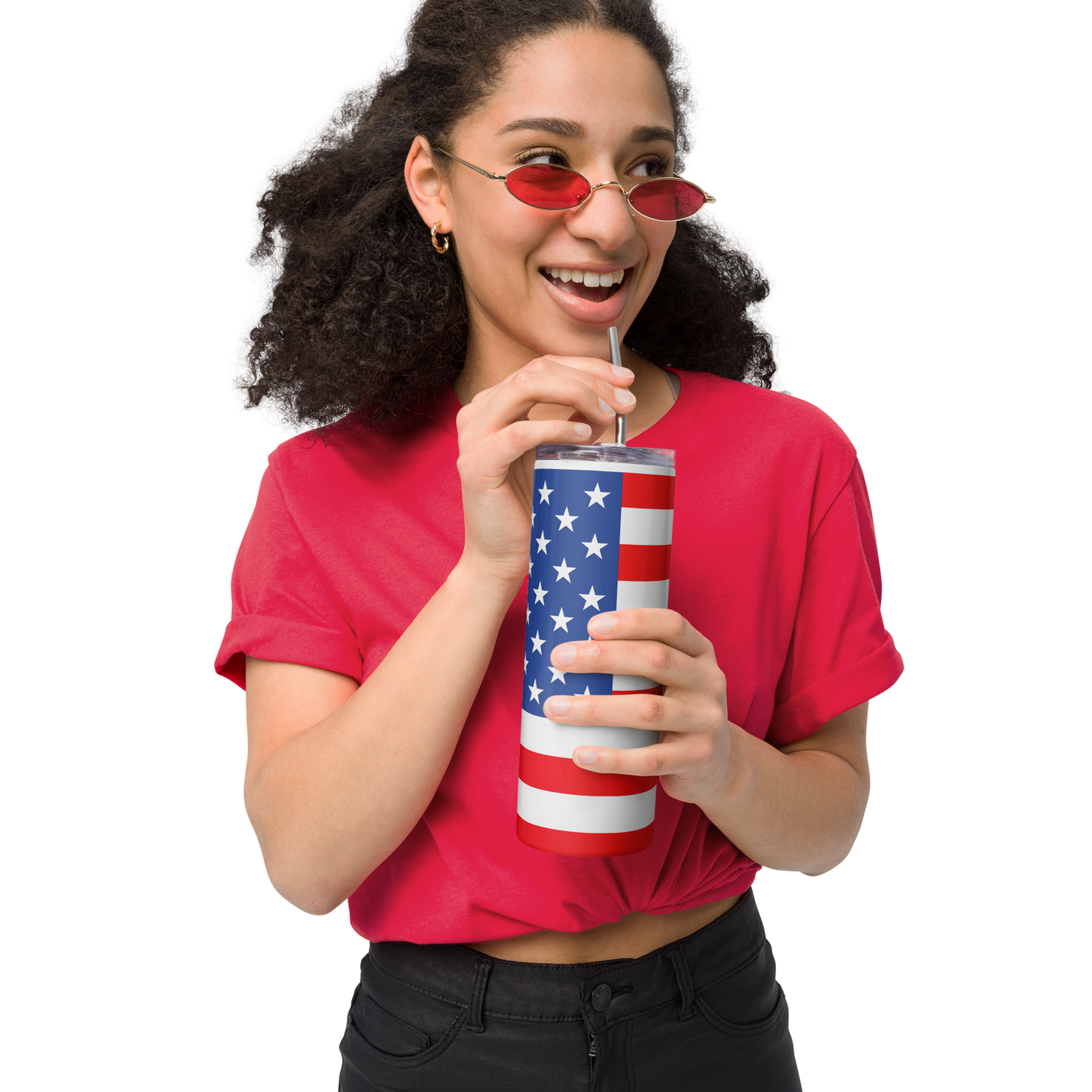 "United States Flag" Essential Stainless Steel Tumbler