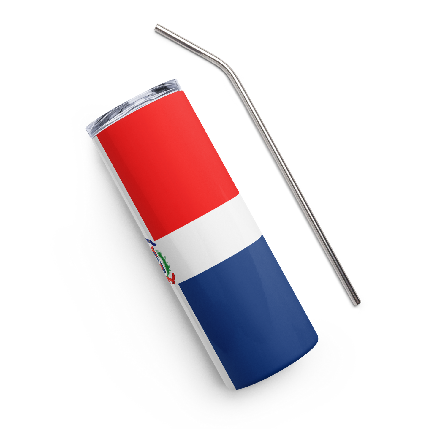 "Dominican Republic Flag" Essential Stainless Steel Tumbler