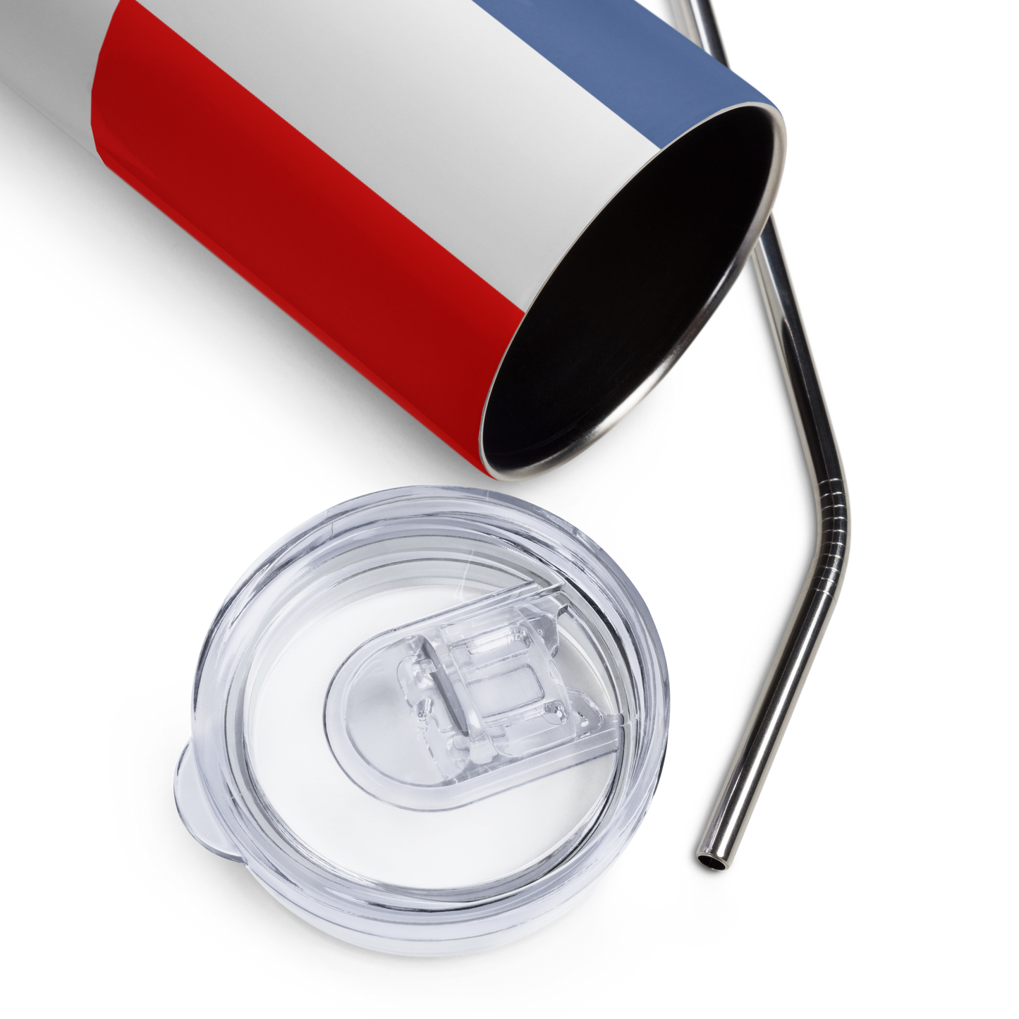 "Dominican Republic Flag" Essential Stainless Steel Tumbler