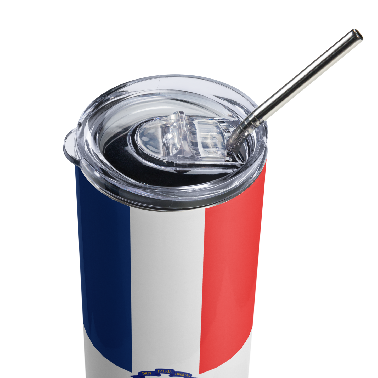 "Dominican Republic Flag" Essential Stainless Steel Tumbler