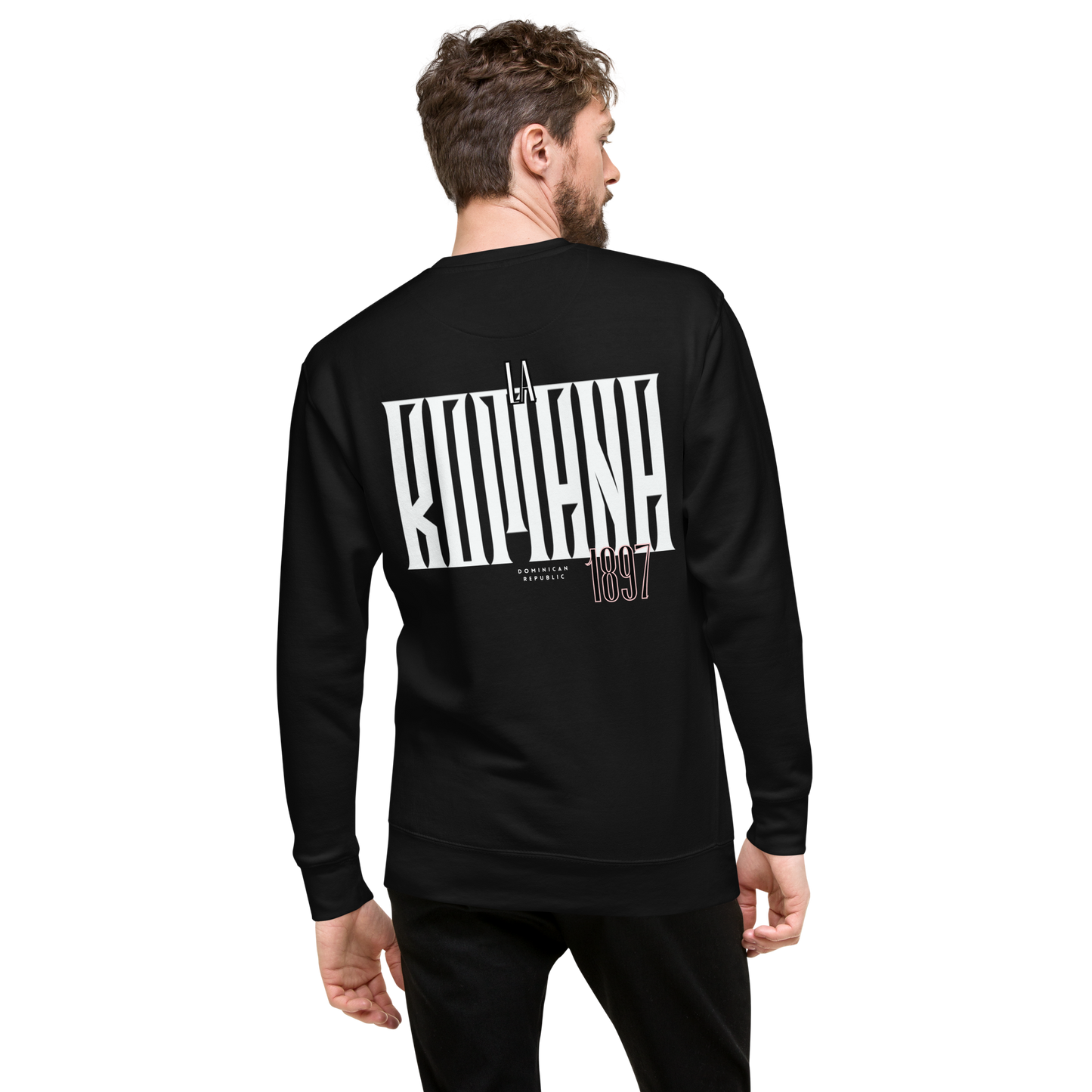 Essential Stylish Crewneck Premium Sweatshirt with “La Romana, 1897” motif