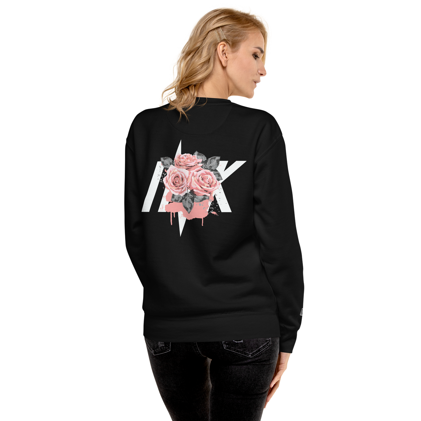 Essential Stylish Crewneck Premium Sweatshirt with "Only Pure Hustle" motif