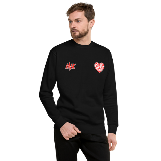 Essential Stylish Crewneck Premium Sweatshirt with "Self Love Club" motif