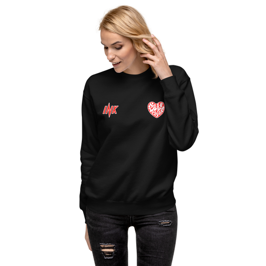 Essential Stylish Crewneck Premium Sweatshirt with "Self Love Club" motif