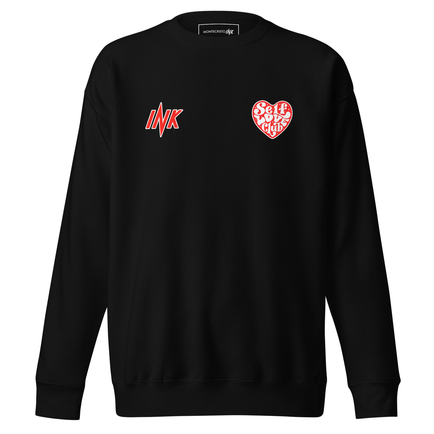 Essential Stylish Crewneck Premium Sweatshirt with "Self Love Club" motif