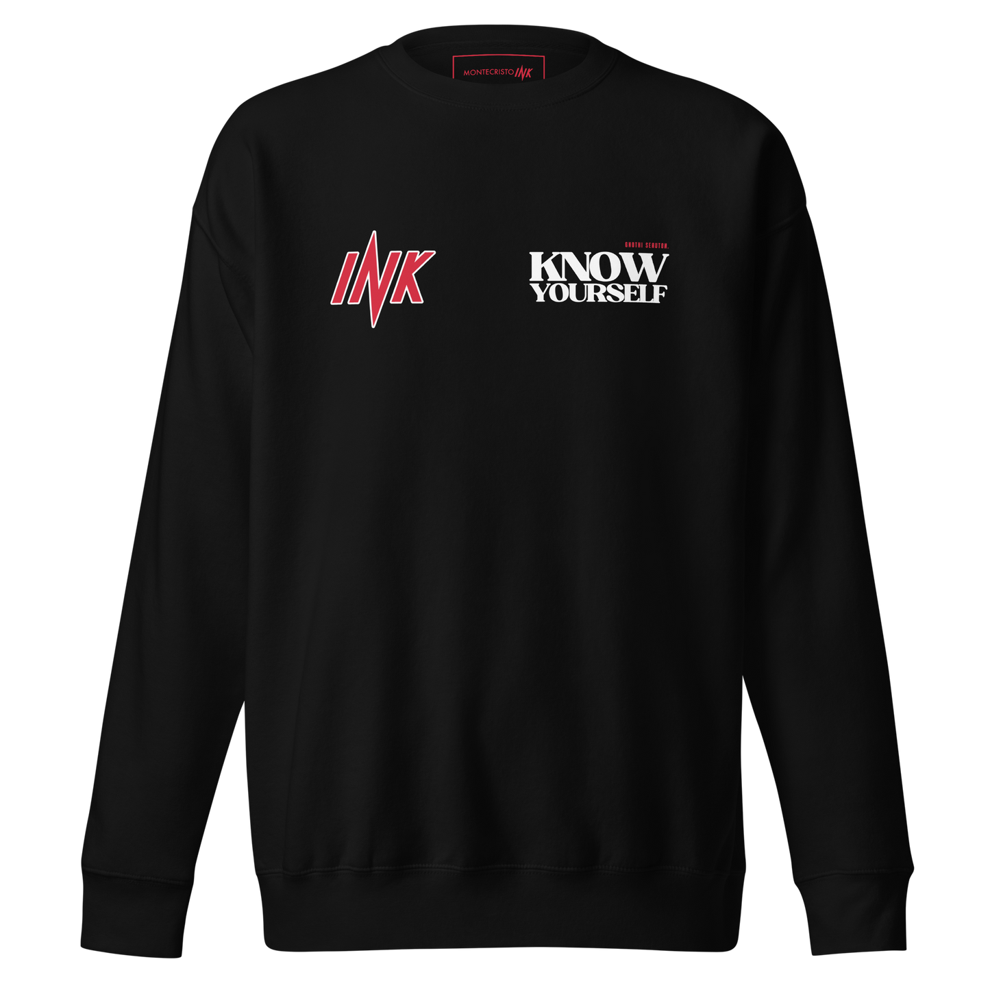 Essential Stylish Crewneck Premium Sweatshirt with "Know Yourself" design