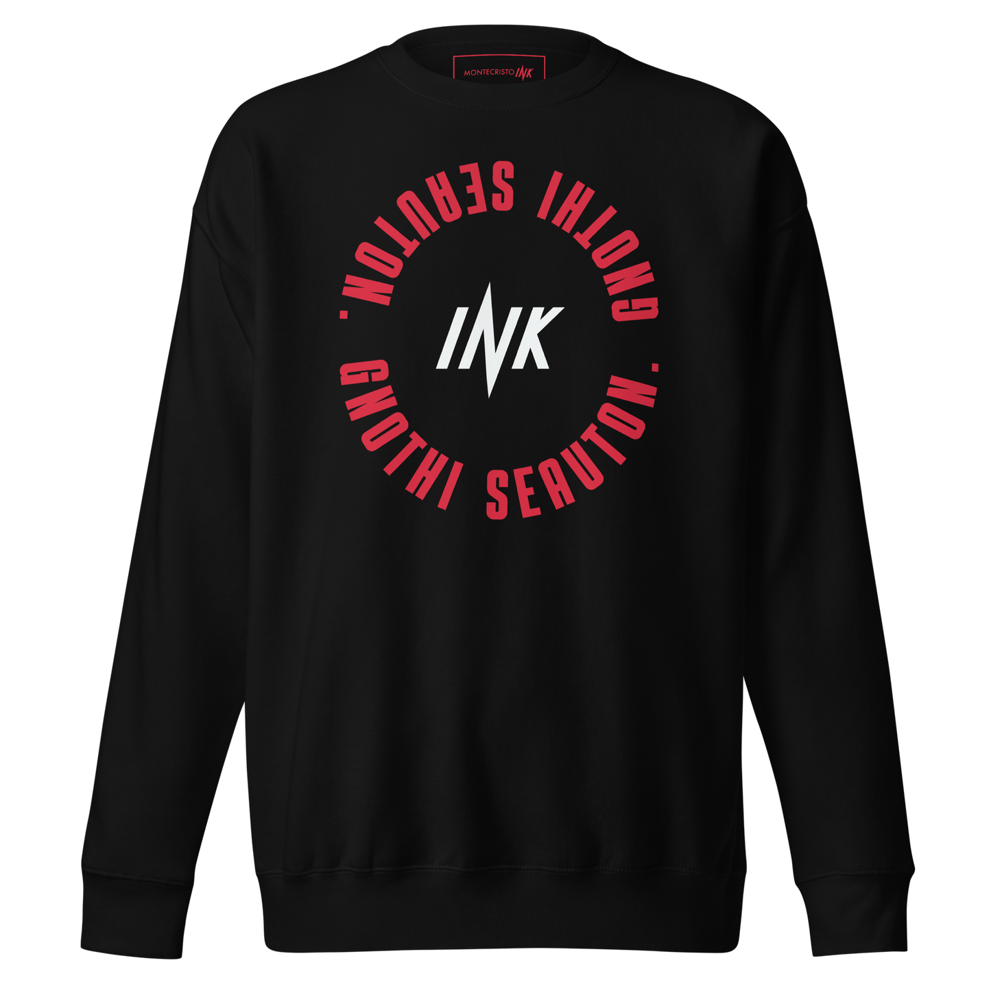 Essential Stylish Crewneck Premium Sweatshirt with "Know Yourself" design