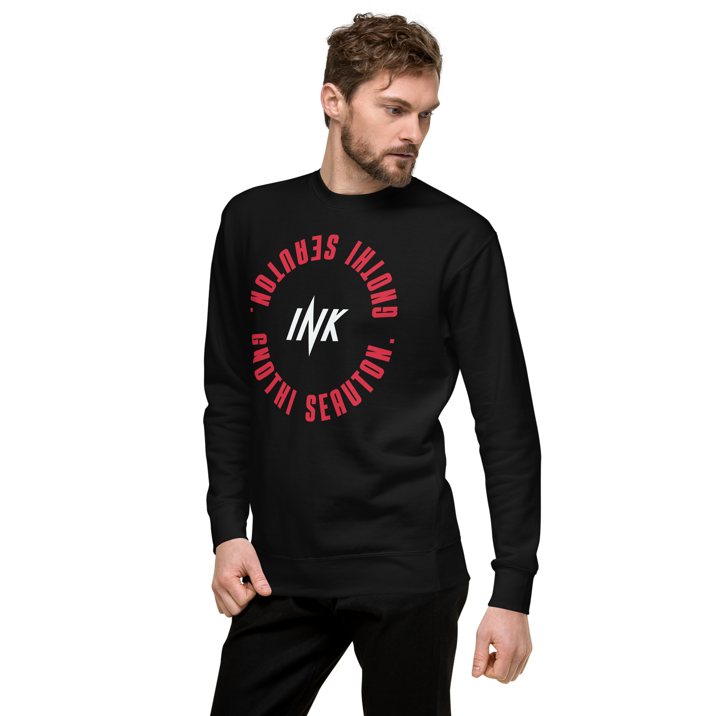 Essential Stylish Crewneck Premium Sweatshirt with "Know Yourself" design