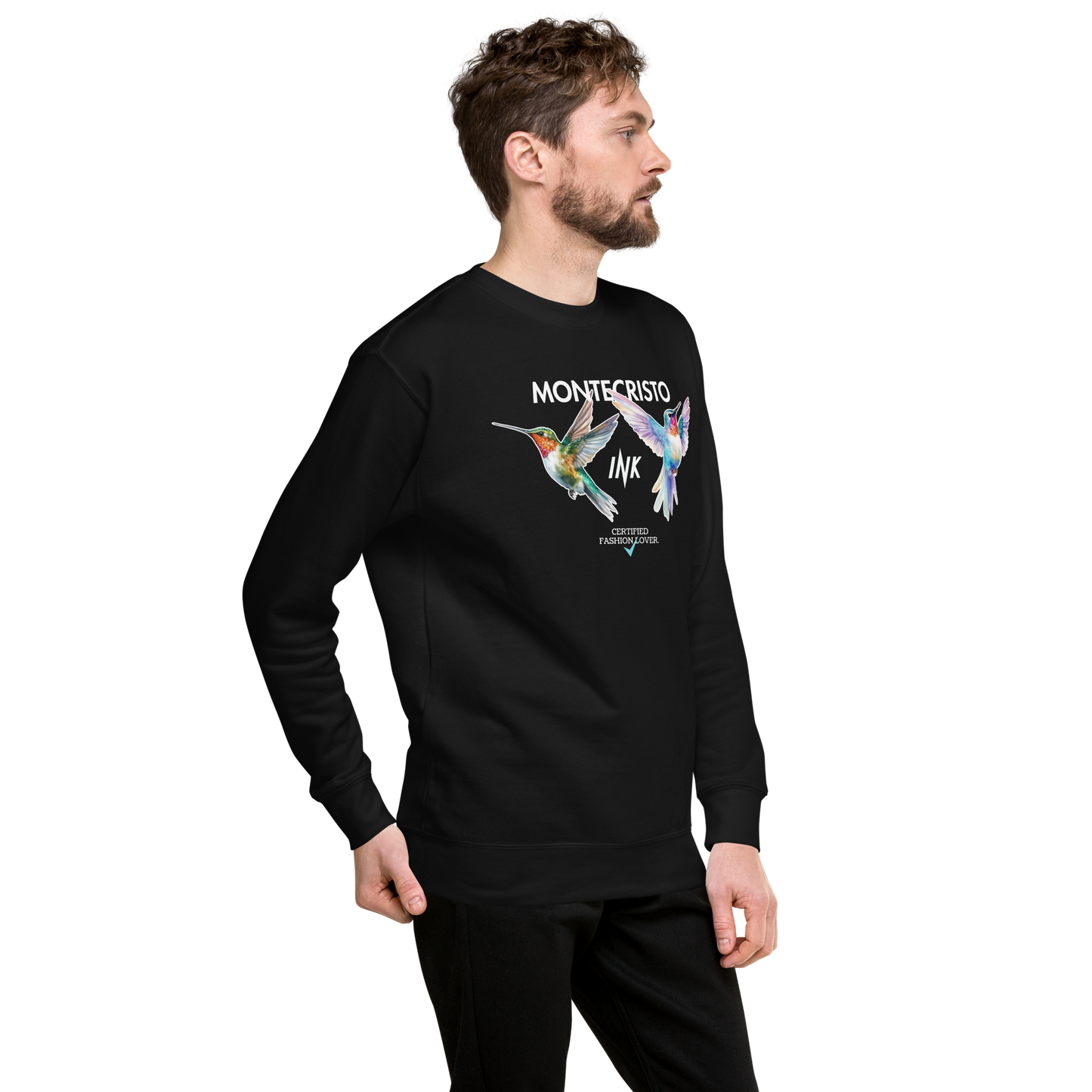 Essential Stylish Crewneck Premium Sweatshirt with "Certified Fashion Lover" motif