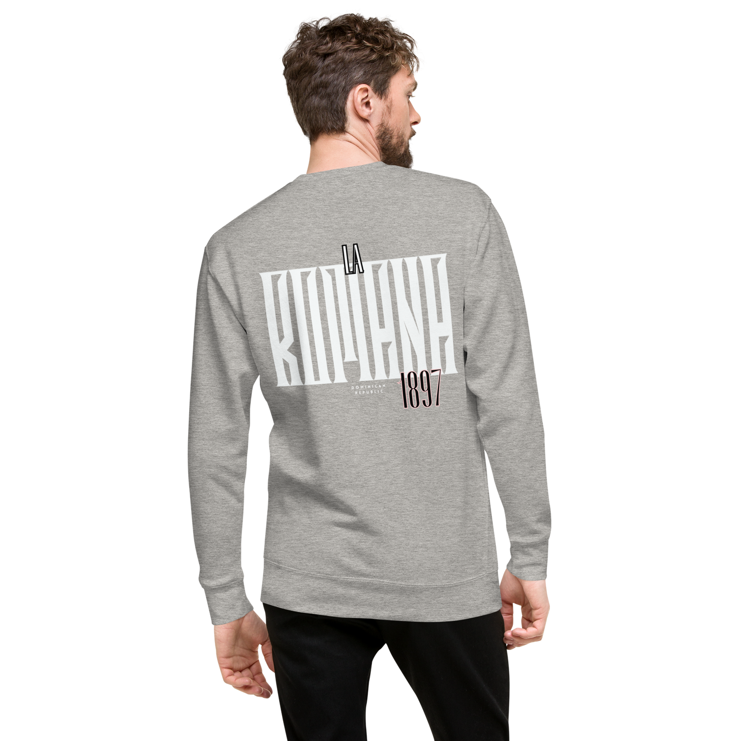 Essential Stylish Crewneck Premium Sweatshirt with “La Romana, 1897” motif