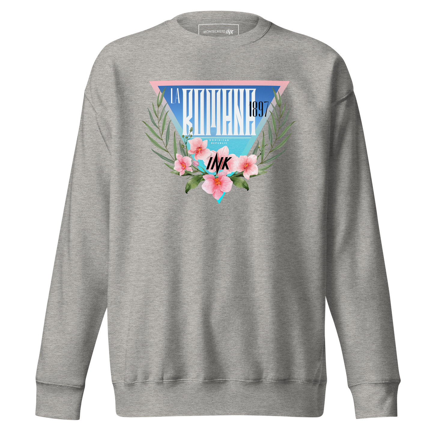 Essential Stylish Crewneck Premium Sweatshirt with “La Romana, 1897” motif