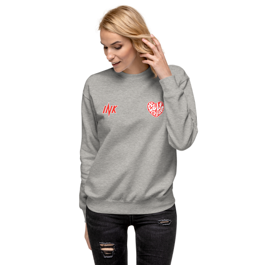 Essential Stylish Crewneck Premium Sweatshirt with "Self Love Club" motif